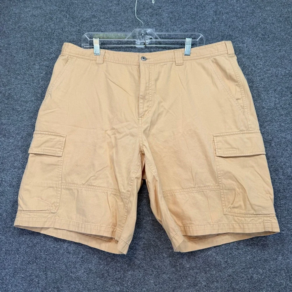 Columbia Cargo Shorts Men 40 Khaki Cotton Utility Hiking Outdoor Trekk‎ Casual